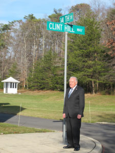Secret Service Agent Clint Hill at Clint Hill Way