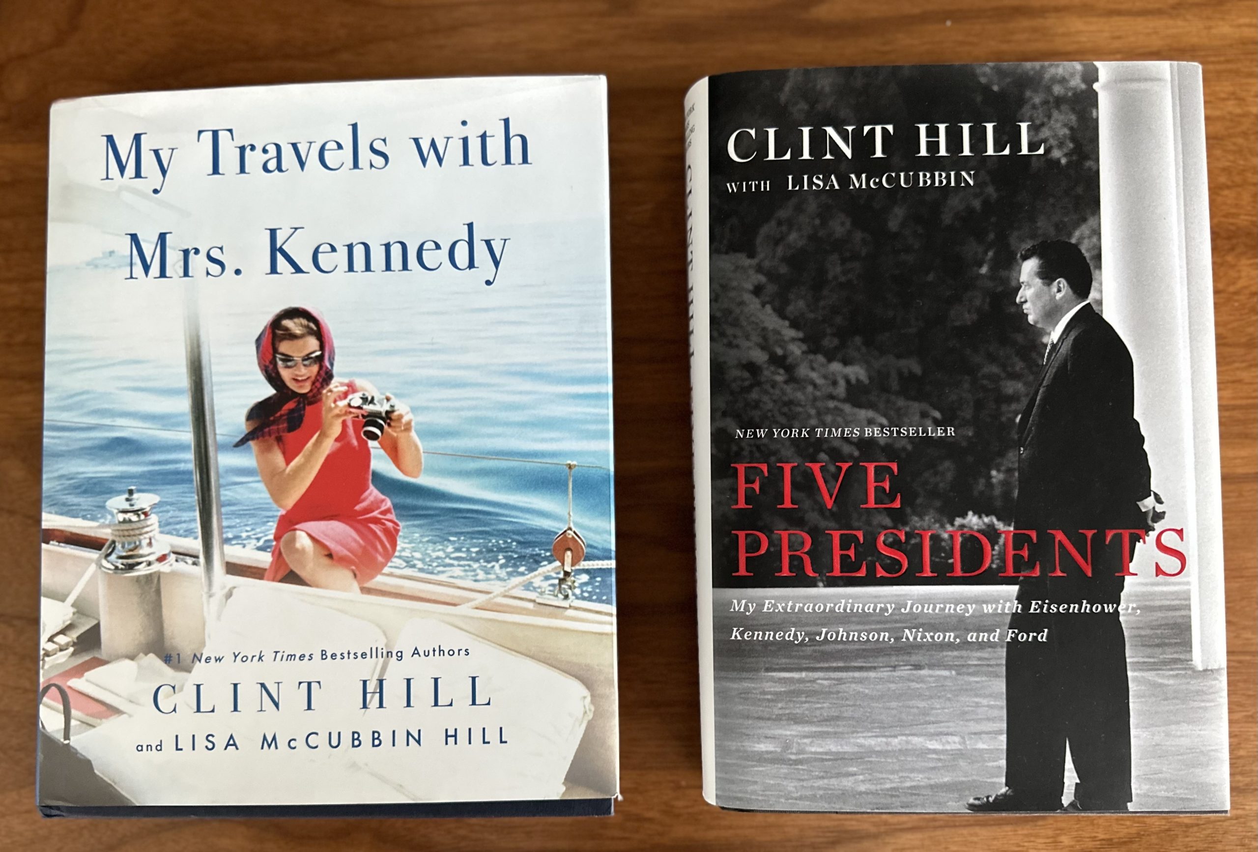 Two-book set by Clint Hill and Lisa McCubbin Hill